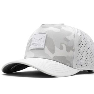 Melin ODYSEA STACKED HYDRO - Snow Camo - Performance Snapback Hat - XL